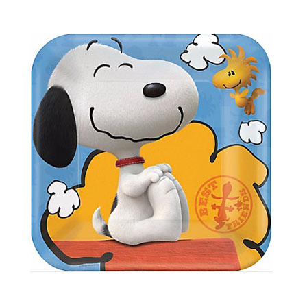 Peanuts Snoopy Square Plate